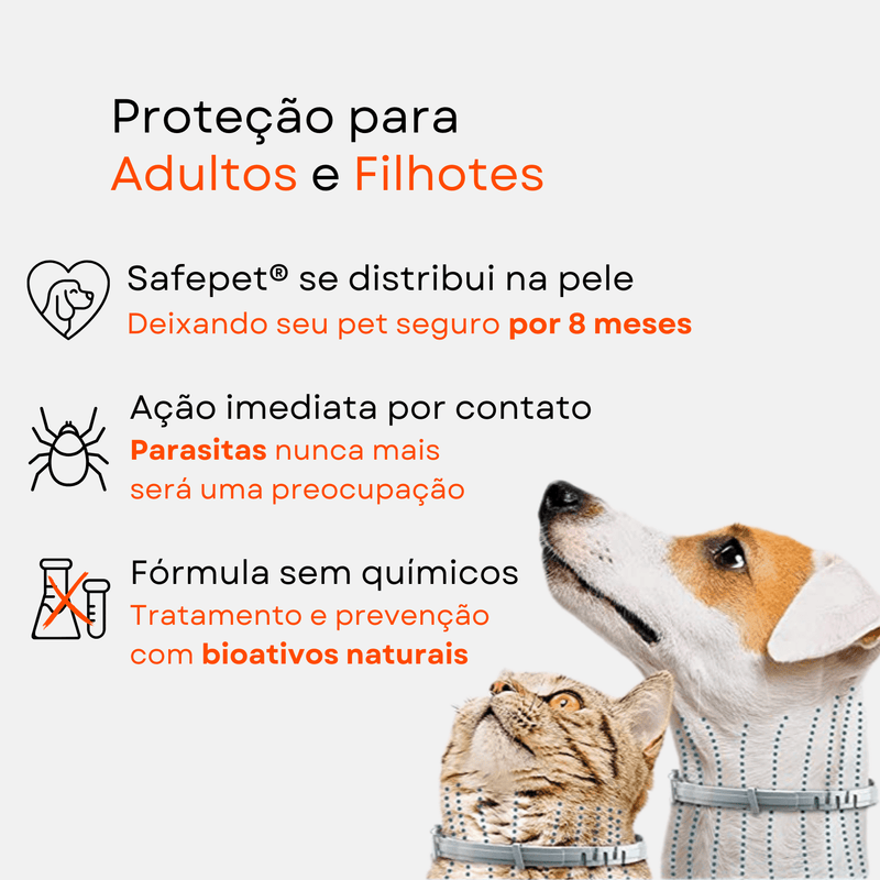 Colar Anti Pulgas e Carrapatos - Vofertas