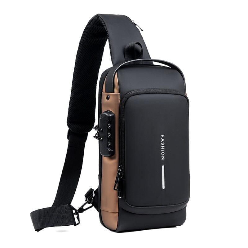 Mochila Anti-Furto com Senha USB Slim Bag - Vofertas