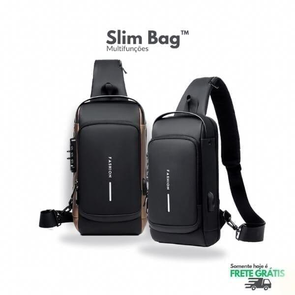 Mochila Anti-Furto com Senha USB Slim Bag - Vofertas