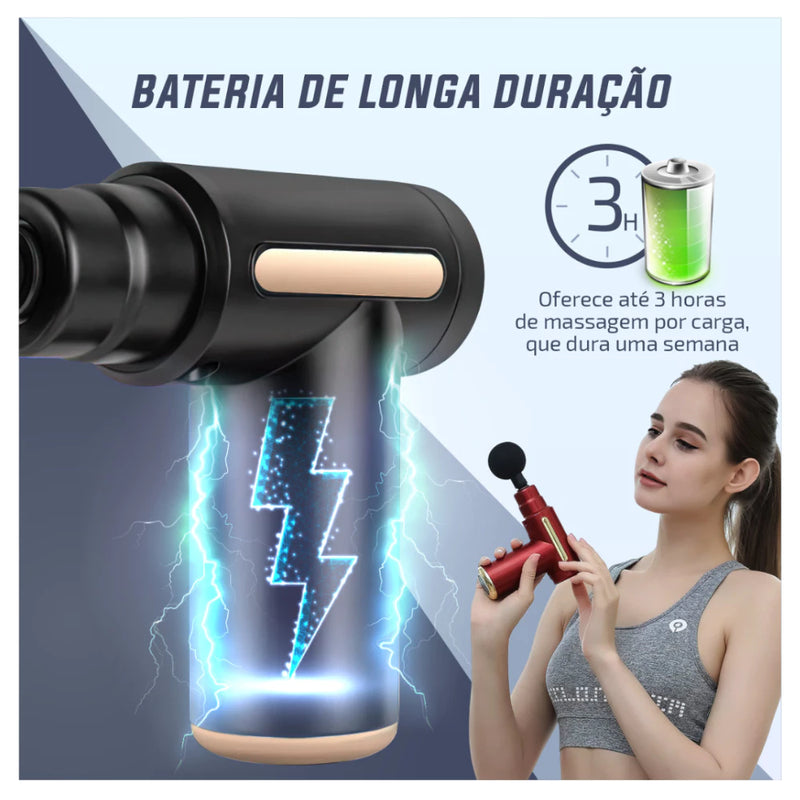 Massageador Elétrico Portátil: Seu Alívio de Estresse e Dores Musculares